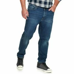 Big & Tall Sonoma Goods For Life® Regular Fit Tapered Jeans Dark Stone -Sonoma Goods For Life shop unnamed file 3744