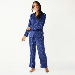 Women's Sonoma Goods For Life® Velour Pajama Shirt & Pajama Pants Sleep Set Black Leopard 20 Women's Sonoma Goods For Life® Velour Pajama Shirt & Pajama Pants Sleep Set Black Leopard -Sonoma Goods For Life shop unnamed file 3763