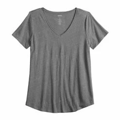 Women's Sonoma Goods For Life® Essential V-Neck Tee Patchwork Print -Sonoma Goods For Life shop unnamed file 3793