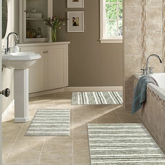 Sonoma Goods For Life® Texture Striped Bath Rug Linen 4 Sonoma Goods For Life® Texture Striped Bath Rug Linen - Image 2