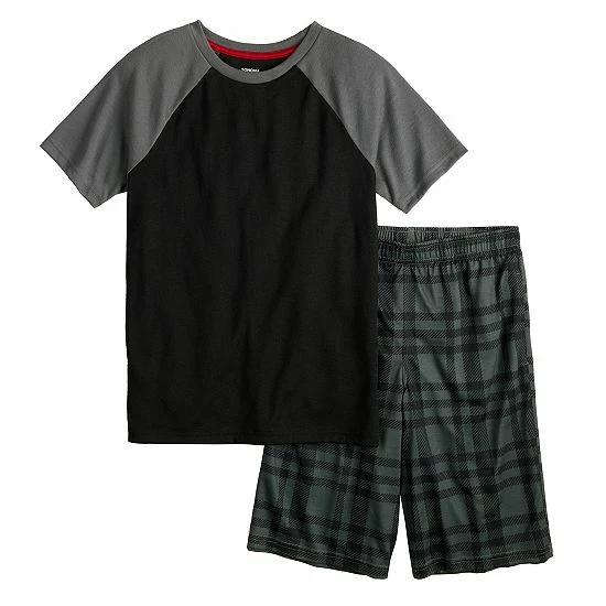 Boys 5-16 Sonoma Goods For Life® Top & Shorts Pajama Set Blue Wildlife 4 Boys 5-16 Sonoma Goods For Life® Top & Shorts Pajama Set Blue Wildlife - Image 2