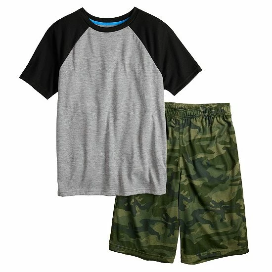Boys 5-16 Sonoma Goods For Life® Top & Shorts Pajama Set Blue Wildlife 6 Boys 5-16 Sonoma Goods For Life® Top & Shorts Pajama Set Blue Wildlife - Image 4