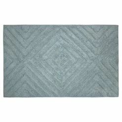 Sonoma Goods For Life® Textured Diamond Bath Rug Light Gray