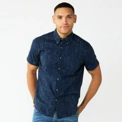 Men's Sonoma Goods For Life® Perfect-Length Button-Down Shirt Green Zodiac -Sonoma Goods For Life shop unnamed file 3876