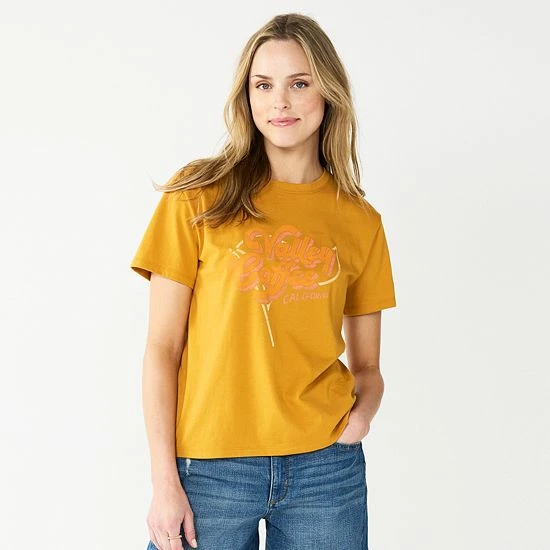 Women's Sonoma Goods For Life® Relaxed Graphic Tee Purple Cosmic Hand 9 Women's Sonoma Goods For Life® Relaxed Graphic Tee Purple Cosmic Hand - Image 7