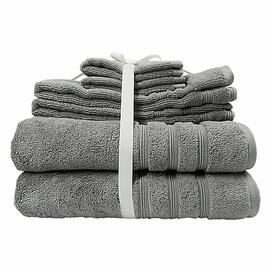 Sonoma Goods For Life® Organic Cotton 6-piece Bath Towel Set Mauve 4 Sonoma Goods For Life® Organic Cotton 6-piece Bath Towel Set Mauve - Image 2