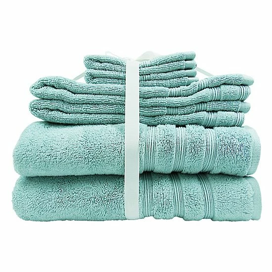 Sonoma Goods For Life® Organic Cotton 6-piece Bath Towel Set Mauve 6 Sonoma Goods For Life® Organic Cotton 6-piece Bath Towel Set Mauve - Image 4
