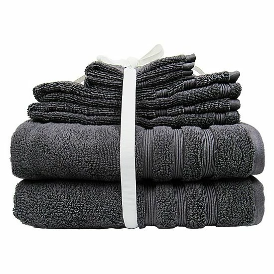 Sonoma Goods For Life® Organic Cotton 6-piece Bath Towel Set Mauve 10 Sonoma Goods For Life® Organic Cotton 6-piece Bath Towel Set Mauve - Image 8