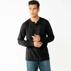 Men's Sonoma Goods For Life® Henley Top Sailor Water -Sonoma Goods For Life shop unnamed file 3956