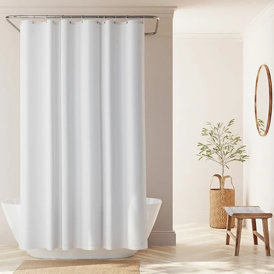 Sonoma Goods For Life® Medium Weight PEVA Shower Curtain Liner Clear 6 Sonoma Goods For Life® Medium Weight PEVA Shower Curtain Liner Clear - Image 4