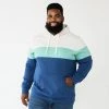 Big & Tall Sonoma Goods For Life Colorblock Hoodie Blue Green Block -Sonoma Goods For Life shop unnamed file 3970