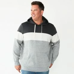 Big & Tall Sonoma Goods For Life Colorblock Hoodie Blue Green Block -Sonoma Goods For Life shop unnamed file 3972