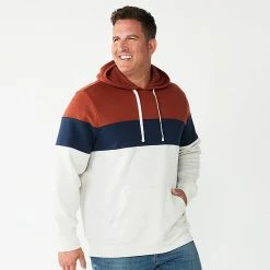 Big & Tall Sonoma Goods For Life Colorblock Hoodie Blue Green Block -Sonoma Goods For Life shop unnamed file 3975