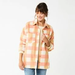 Women's Sonoma Goods For Life® Cozy Shacket Black Plaid -Sonoma Goods For Life shop unnamed file 3981