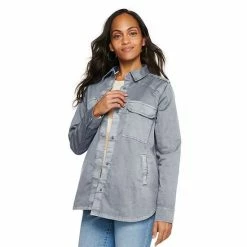Women's Sonoma Goods For Life® Utility Shirt Jacket Pitch Black 17 Women's Sonoma Goods For Life® Utility Shirt Jacket Pitch Black -Sonoma Goods For Life shop unnamed file 4045