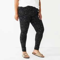 Plus Size Sonoma Goods For Life® Midrise Leggings Gray Geo Floral 39 Plus Size Sonoma Goods For Life® Midrise Leggings Gray Geo Floral -Sonoma Goods For Life shop unnamed file 410