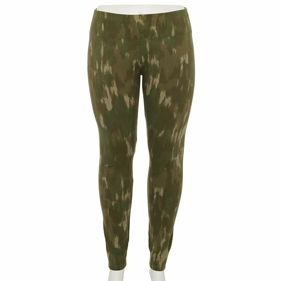 Plus Size Sonoma Goods For Life® Midrise Leggings Gray Geo Floral 21 Plus Size Sonoma Goods For Life® Midrise Leggings Gray Geo Floral - Image 19