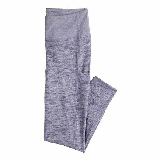Women's Sonoma Goods For Life® Weekender High-Waisted 7/8 Leggings Gray Texture 5 Women's Sonoma Goods For Life® Weekender High-Waisted 7/8 Leggings Gray Texture - Image 3