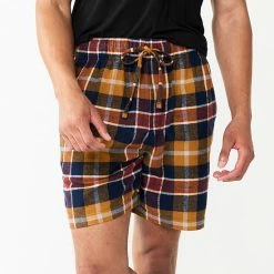 Men's Sonoma Goods For Life® Flannel Sleep Shorts Navy Gold Plaid 14 Men's Sonoma Goods For Life® Flannel Sleep Shorts Navy Gold Plaid -Sonoma Goods For Life shop unnamed file 4145