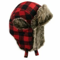 Men's Sonoma Goods For Life® Faux Fur Trapper Hat Red Black -Sonoma Goods For Life shop unnamed file 4181
