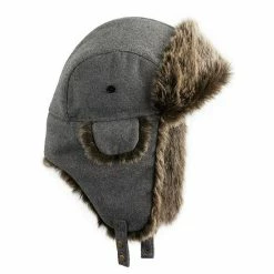 Men's Sonoma Goods For Life® Faux Fur Trapper Hat Red Black -Sonoma Goods For Life shop unnamed file 4183