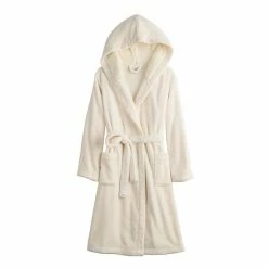 Women's Sonoma Goods For Life® Hooded Plush Long Robe Navy -Sonoma Goods For Life shop unnamed file 4248