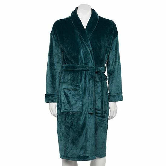 Men's Sonoma Goods For Life® Plush Robe Geniva Blue 8 Men's Sonoma Goods For Life® Plush Robe Geniva Blue - Image 6