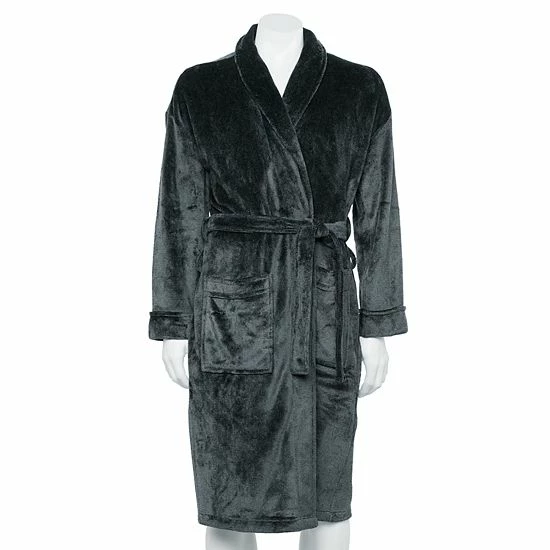 Men's Sonoma Goods For Life® Plush Robe Geniva Blue 9 Men's Sonoma Goods For Life® Plush Robe Geniva Blue - Image 7
