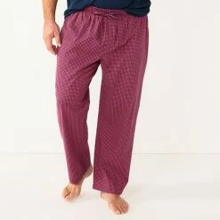 Big & Tall Sonoma Goods For Life® Brushed Poplin Sleep Pants Blue All Over Dye -Sonoma Goods For Life shop unnamed file 4296