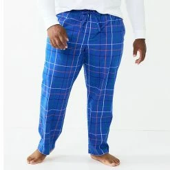 Big & Tall Sonoma Goods For Life® Brushed Poplin Sleep Pants Blue All Over Dye -Sonoma Goods For Life shop unnamed file 4300