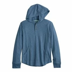 Boys 8-20 Sonoma Goods For Life® Supersoft Henley Hoodie In Regular & Husky Strawberry Parlor -Sonoma Goods For Life shop unnamed file 4319