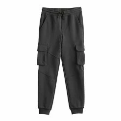 Boys 8-20 Sonoma Goods For Life® Cargo Jogger Pants In Regular & Husky Black Heather -Sonoma Goods For Life shop unnamed file 4347