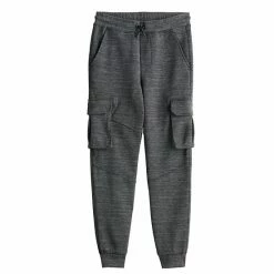 Boys 8-20 Sonoma Goods For Life® Cargo Jogger Pants In Regular & Husky Black Heather -Sonoma Goods For Life shop unnamed file 4349