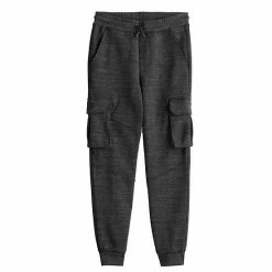 Boys 8-20 Sonoma Goods For Life® Cargo Jogger Pants In Regular & Husky Black Heather -Sonoma Goods For Life shop unnamed file 4351