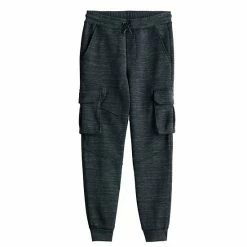 Boys 8-20 Sonoma Goods For Life® Cargo Jogger Pants In Regular & Husky Black Heather -Sonoma Goods For Life shop unnamed file 4352