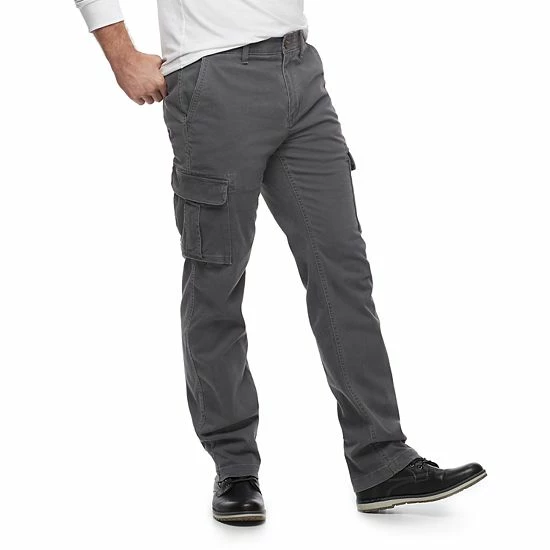 Big & Tall Sonoma Goods For Life® Regular-Fit Flexwear Stretch Cargo Pants Turkish Coffee 4 Big & Tall Sonoma Goods For Life® Regular-Fit Flexwear Stretch Cargo Pants Turkish Coffee - Image 2