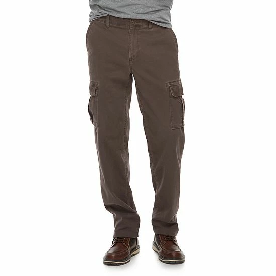 Big & Tall Sonoma Goods For Life® Regular-Fit Flexwear Stretch Cargo Pants Turkish Coffee 8 Big & Tall Sonoma Goods For Life® Regular-Fit Flexwear Stretch Cargo Pants Turkish Coffee - Image 6