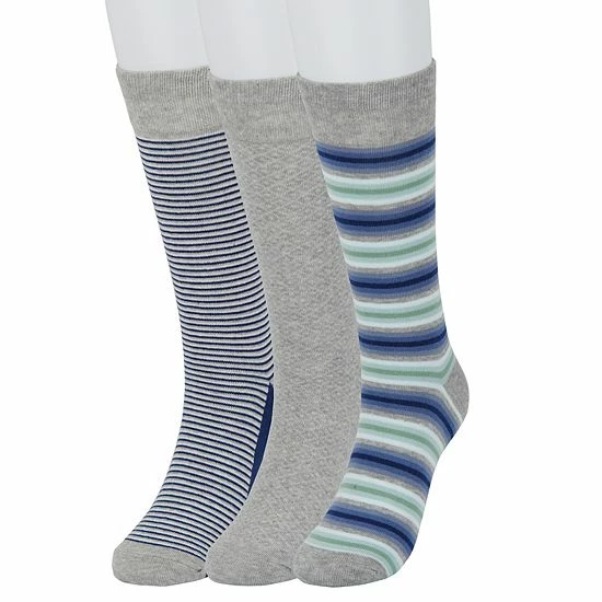 Men's Sonoma Goods For Life® 3-pack Patterned Dress Socks Blue Gray Navy 10 Men's Sonoma Goods For Life® 3-pack Patterned Dress Socks Blue Gray Navy - Image 8