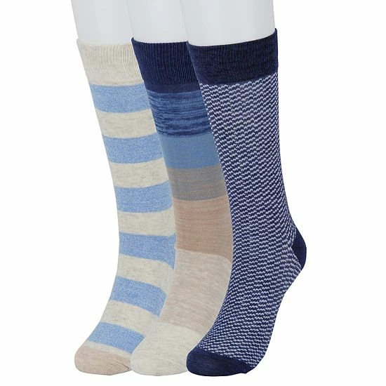 Men's Sonoma Goods For Life® 3-pack Patterned Dress Socks Blue Gray Navy 17 Men's Sonoma Goods For Life® 3-pack Patterned Dress Socks Blue Gray Navy - Image 15