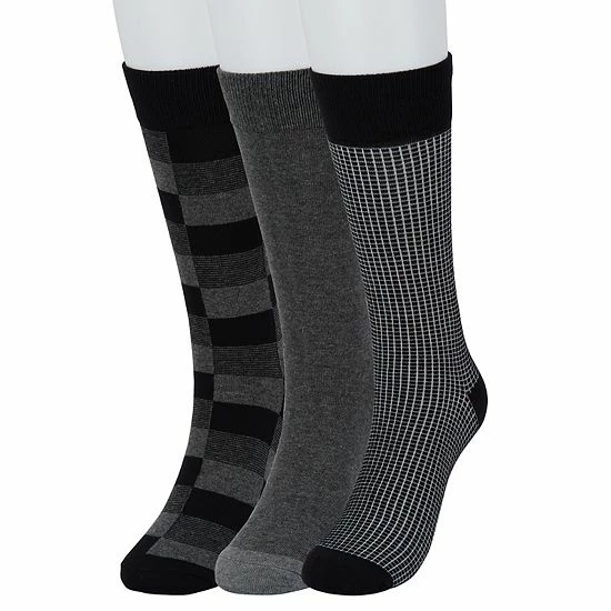 Men's Sonoma Goods For Life® 3-pack Patterned Dress Socks Blue Gray Navy 18 Men's Sonoma Goods For Life® 3-pack Patterned Dress Socks Blue Gray Navy - Image 16