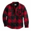 Boys 8-20 Sonoma Goods For Life Quilted Flannel Shacket Buff Check Red