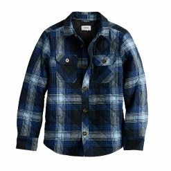 Boys 8-20 Sonoma Goods For Life Quilted Flannel Shacket Buff Check Red -Sonoma Goods For Life shop unnamed file 4443