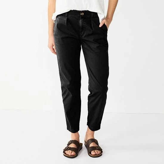 Women's Sonoma Goods For Life® High-Rise Utility Capris Olive 10 Women's Sonoma Goods For Life® High-Rise Utility Capris Olive - Image 8