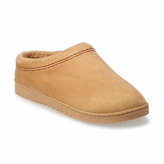 Men's Sonoma Goods For Life® Trimmed Edge Clog Slipper Tan 3 Men's Sonoma Goods For Life® Trimmed Edge Clog Slipper Tan
