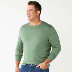 Big & Tall Sonoma Goods For Life® Crew Tee Green -Sonoma Goods For Life shop unnamed file 4509
