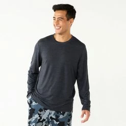 Men's Sonoma Goods For Life® Lush Luxe Crewneck Sleep Tee White -Sonoma Goods For Life shop unnamed file 4566