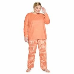 Plus Size Sonoma Goods For Life® Microfleece Pajama Set Navy Celestial -Sonoma Goods For Life shop unnamed file 4570