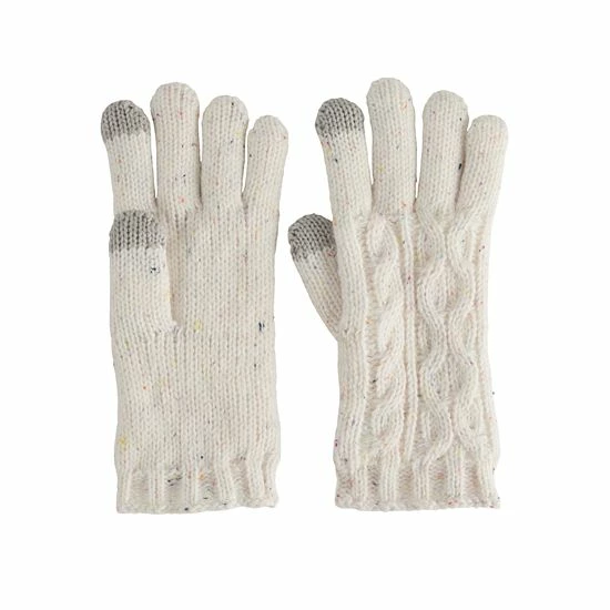 Women's Sonoma Goods For Life® Cable Knit Gloves Ivory 7 Women's Sonoma Goods For Life® Cable Knit Gloves Ivory - Image 5