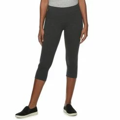 Women's Sonoma Goods For Life® Wide-Waist Capri Leggings Slate Gray 28 Women's Sonoma Goods For Life® Wide-Waist Capri Leggings Slate Gray -Sonoma Goods For Life shop unnamed file 4642