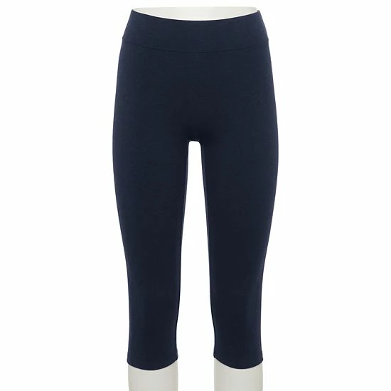 Women's Sonoma Goods For Life® Wide-Waist Capri Leggings Slate Gray 16 Women's Sonoma Goods For Life® Wide-Waist Capri Leggings Slate Gray - Image 14